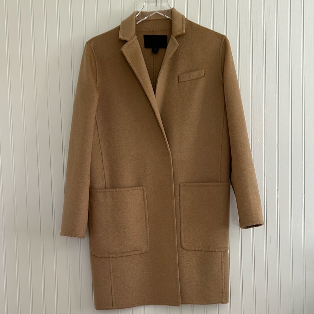 J. Crew Collection Double-Faced Cashmere Coat Topper